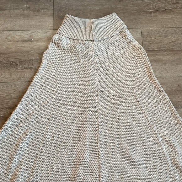 Vintage Northern Reflections Poncho fringe one size cotton cardigan - Picture 5 of 12